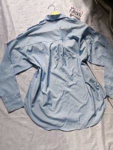 Designer Striped  Button-Down Shirt 💙