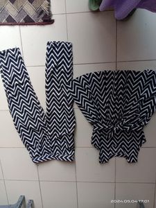 Co-ord Set Zigzag Design