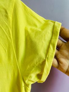 Plain Lemon Yellow Tshirt