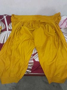 Yellow Embroidered Salwar Kameez