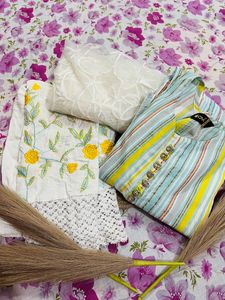 Women Suit Set With Dupatta And Pajama