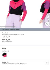 Vero Moda Color Blocked Sweatshirt
