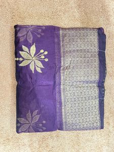 Elegant Purple Saree