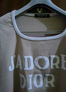 J'adore Dior Cropped T-shirt 🤎
