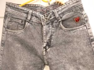 Grey Cargo Jeans