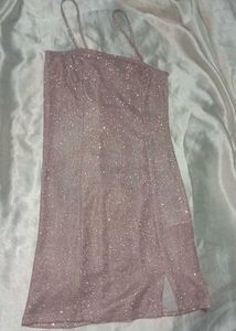 Brand New (H&amp;M) Sparkle ✨ Glitter Pink Dress