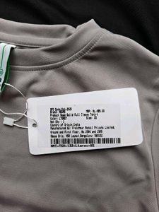 Stylish Gray Long Sleeve Top