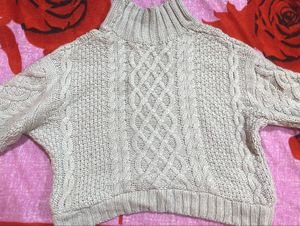 Cable Knit Turtleneck Sweater