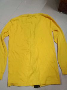 Yellow &#39;Athletic&#39; Sweatshirt