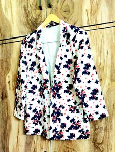 Floral Print Blazer size-36