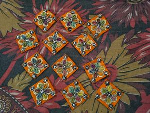 Handmade Craft Square Patches