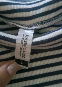 Striped Short Sleeve Top