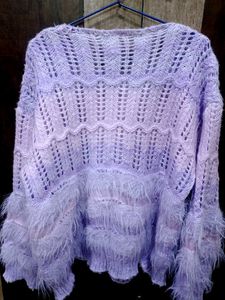 Lavender Knit Sweater