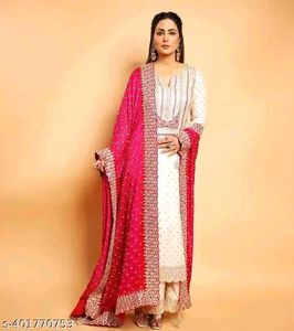 Maroon Embroidered Indian Suit