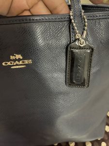 Coach Leather Tote Bag