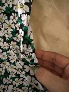 Floral Print Scoop Neck Shift Dress