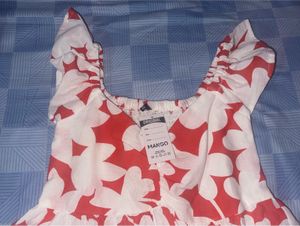 Floral Print Ruffle Sleeve Top