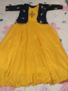 Long Frock With Coat