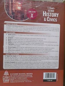 Class 10 , ICSE History &amp; Civics Book