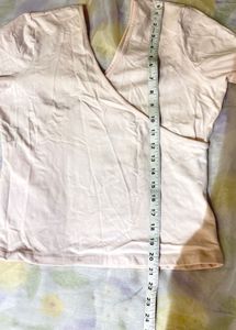 Beautiful Pink Imported Wrap Top