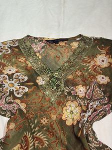 Y2K Kurti with Bell Sleeves