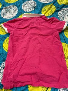 Women Tshirt Hot Pink Color