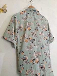 Pastel green half shirt