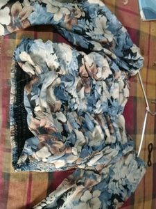 Floral Print Crop Top