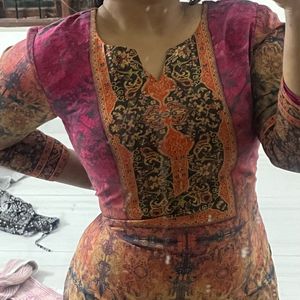 COTTON SILK CHURDHAR PAKISTANI WEDDING KURTI