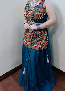 Blue Lehnga Choli