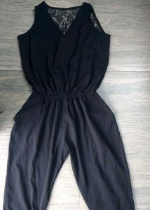 Black Lace Jumpsuit