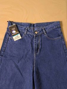 Wide Leg Denim Jeans