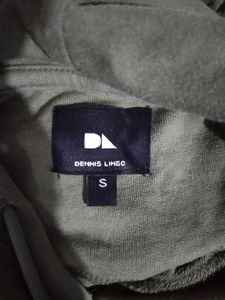 Olive Green Color Block Hoodie