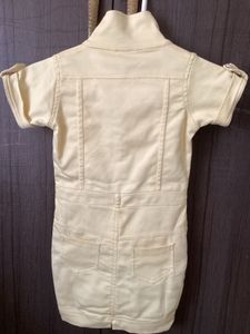 Cute Yellow Dress with Bunny Applique