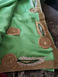 Synthetic  Georgette  Saree