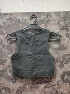 Charcoal Street Style Tank Top