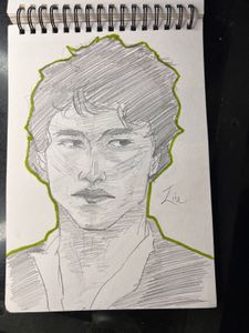 2 Original Ink Drawings