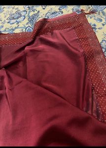 Stylish Double Colour Saare❤️with Stones