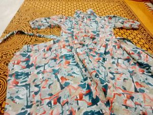 Abstract Print Dress for 10 year old girls
