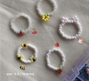 Handmade Beaded Rings Collection Of 5 💫💗