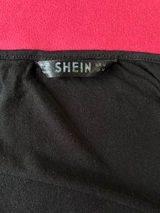 Shein Black Slit Party Dress