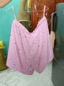 Sakura Pink Animal Print Liva Viscose Rayon Staple
