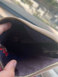 Never used - Irna Crafted beige Pouch