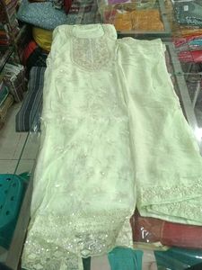 Elegant Mint Green Salwar Kameez Set
