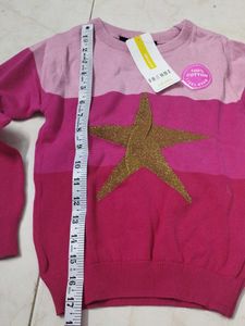 Christmas Girl Sweater, Age 5- 6mnt-