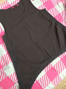 Black Top With Embroidery Design