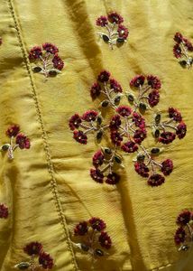 Elegant Yellow Ethnic Gown