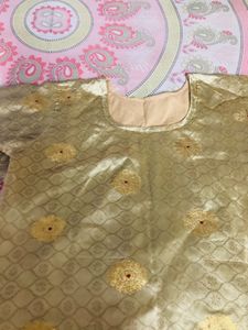 Elegant Gold Ethnic Kurta