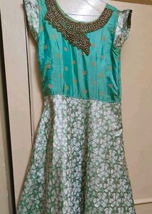 Aqua &amp; Green Dress