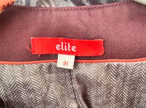 Purple Double-Breasted Blazer